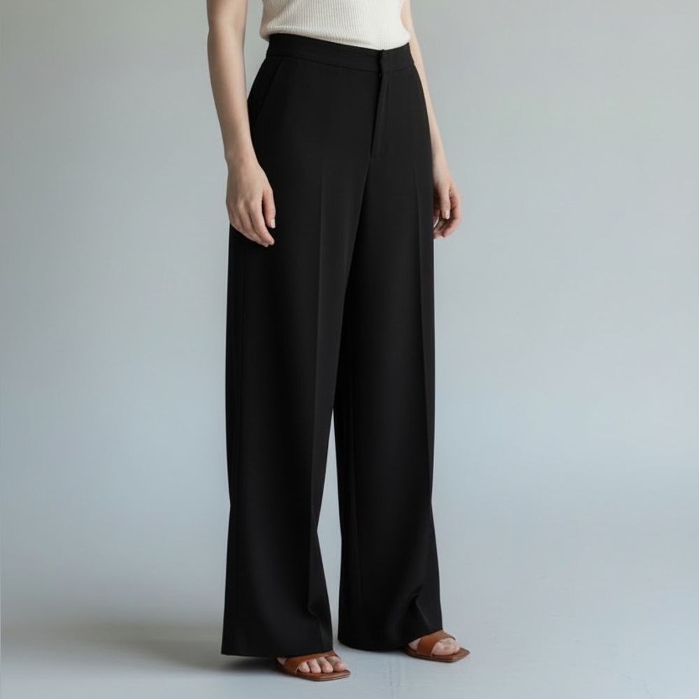 Banana Republic Black Wide Leg Pants
